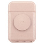 uniq Flixa magnetkaardi rahakott koos roosa/roosa MagSafe toega
