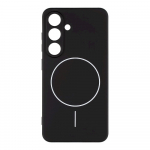 Obal:Me MagNetix Matte TPU mbris Samsung Galaxy S25 jaoks / must