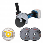 BOSCH Aku nurklihvija Biturbo GWS 18V-180 PC C Solo