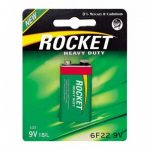 ROCKET Rocket 6F22-1BB (9V) Blister Pack 1pcs