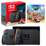 Nintendo Switch 2 + Mario Kart World Portable Game Console, Black
