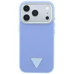 GUESS Grained Triangle Logo MagSafe Case iPhone 18 Pro / 17 Pro jaoks - Sinine