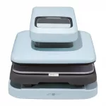 HTVRONT Auto 2 Digit Heat Transfer Press (Light Blue)