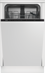 BEKO Built-In Dishwasher DIS35020, Energy class E, 45 cm, 5 programs