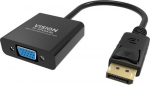 Vision TC-DPVGA/BL videoadapter DisplayPort VGA (D-Sub) must (mustkollane)