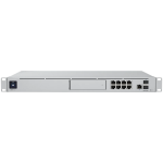 Ubiquiti Unistuste Masina Eriversioon 1U Rackmount 10Gbps UniFi Mitmeotstarbeline Ssteem koos 3,5" HDD laiendusega ja 8-portide PoE llitiga