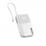 ALOGIC Tandem+ Powerbank 20,000 mAh, USB-C ja Lightning kiire toitmine sisseehitatud - Valge