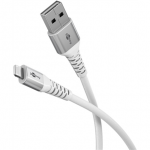 Goobay Lightning USB-A Supersoft Tekstiilkaabel Metallist Pistikute Koos | 74511