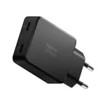 Native Union Taskuvormist GaN-laadija PD 65W (2x USB C), must