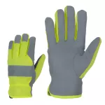 SG Kihv fluorineeriv kollane snteetiline nahk nailonist, 8. suurus