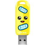 SANDISK USB 3.2, Ingot Type-A, 130MB/s, Fortnite Peely Edition, 4x6 Box with Window, Global