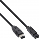 Intos InLine FireWire 400 - 800 1394 kaabel 6/9-pin, 5 m (FW-84)
