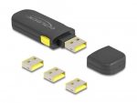 DeLOCK 22031 port blocker Port blocker + key USB Type-A Black, Yellow 1 pc(s)