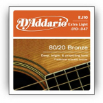 DAddario EJ10 musical instrument strings Acoustic 6 pc(s) Steel Guitar