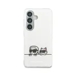 Karl Lagerfeld IML K AND CH Peekaboo Logo Magnetumboks iPhone'ile, Samsung Galaxy S26+ valges vrvitoonis