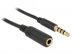 Delock 84668 helikaabel 3 m 3,5 mm must