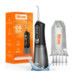 Bitvae C6 irrigator 300 ml veepaak / x6 dsid / 3 reiimi / 20100 PSI must