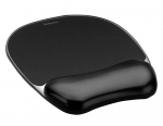 FELLOWES MOUSE PAD CRYSTAL GEL/BLACK 9112101