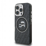 Karl Lagerfeld IML K AND CH Headmrgid Korduv Logo MagSafe Kaas Apple iPhone 16 Pro Max
