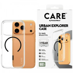 PanzerGlass CARE kaitsekott CARE by Flagship Urban Explorer musta MagSafe'iga iPhone 17 Pro jaoks lbipaistev