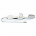 Induktsioonlaadija 2in1 Zens Pro 3 + Apple Watch Qi2 15W USB-C/USB-C valge