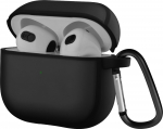 Wave lbipaistev kaitsekarp, Apple AirPods Pro 3 (2025), must (-TCASE-AP-PRO25-BK)