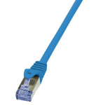 Logilink 0,5 m Cat.6A 10G S/FTP vrgukaabel Sinine Cat6a S/FTP (S-STP)