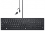 DELL Wireless Collaborative Keyboard KB525C - Tastiur - QWERTZ - Saksakeelne - Must sisendseade