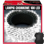 Extralink Julukuusk 100 LED valget klma vljas ja sees kasutamiseks, patareitoitega, 10 meetrit