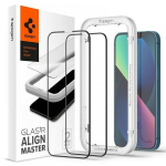 Spigen Alm Glass FC doob Apple iPhone 13/13 Pro/14/16E musta (2 tkki)