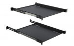 Lanview 19"" D=800 Special Tray with side arms and sliding Black
