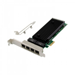 MicroConnect Network Card PCIe x1 Intel 82576 Quad- RJ45