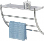 Wenko wall hanger Pescara 21.5 x 46 cm stainless steel chrome