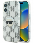 Karl Lagerfeld IML Karl Pea Kroomitud Tagakaas Apple iPhone'i 16 jaoks