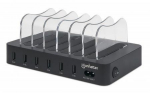 Manhattan Charging Station, 6X Usb-A Ports, Outputs: 6X 2.4A,