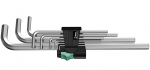 . Wera 950/9 Hex-Plus 2 L-avassteem, 9 tkki, (ssteemiga kinnitusklaasiga) torukael