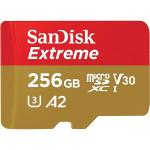 SANDISK rmuslik 256 GB microSDXC (UHS-I U3, klass 10, V30, A2)