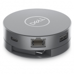 DELL 6-1 multipul. Adapter USB-C - HDMI/DP/USB-C/1GbE DA305