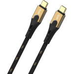 OEHLBACH USB Primus CC USB-kaabel USB4 Gen 2x2 1 m USB C Must, Kuld