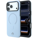 Mercedes Etui Leather 3D MagSafe iPhone 18 Pro Max / 17 Pro Max sinine