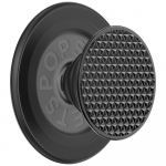 Popsockets mmargune alumiiniumist kolmnurkse mustriga grip, MagSafe telefoni hoidik ja alus, must
