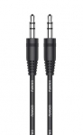 iKaku KSC-450 Aux pistikupesa 3,5 mm pistikust 3,5 mm pistikuni Stereo Heli Kaabel 1m Must