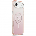 GUESS IML Gradient Triangle Logo MagSafe iPhone Air pink