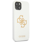GUESS GUHCP13SLS4GGWH iPhone 13 mini 5.4" biay/valge kva korpus Silikoon 4G logo