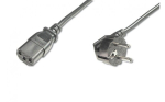 Mercodan Netkabel 1,8m SCHUKO A+C, sort, Til C13,