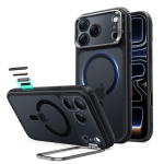 ESR Klassikaline Hybrid Kickstand MagSafe korpus iPhone 18 Pro / 17 Pro jaoks - Must