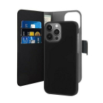 PURO Rahakott Detachable iPhone 13 Pro 6,1" 2w1 must/black IPC13P61BOOKC3BLK