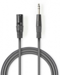 Nedis Kabel XLR M - 6.35mm M 3m