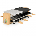 Princess 162955 Pure 8 Raclette Grill, Bamboo
