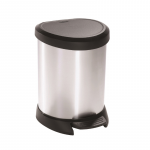 Curver Pedal Waste Bin 5L Silver (185376)